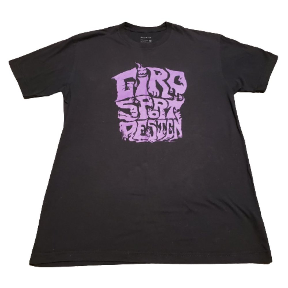 GIRO Sport Design T-Shirt Black / Purple Men's Medium M Bike Ski Sports Athletic